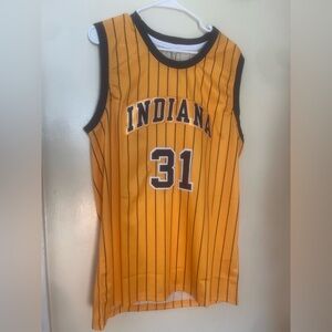 embroidered indiana reggie pinstripe basketball jersey